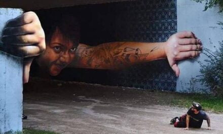 Graffiti Artist Creates Intriguing Optical Illusions