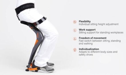 Innovative Wearable Chair Lets You Sit While You’re Standing