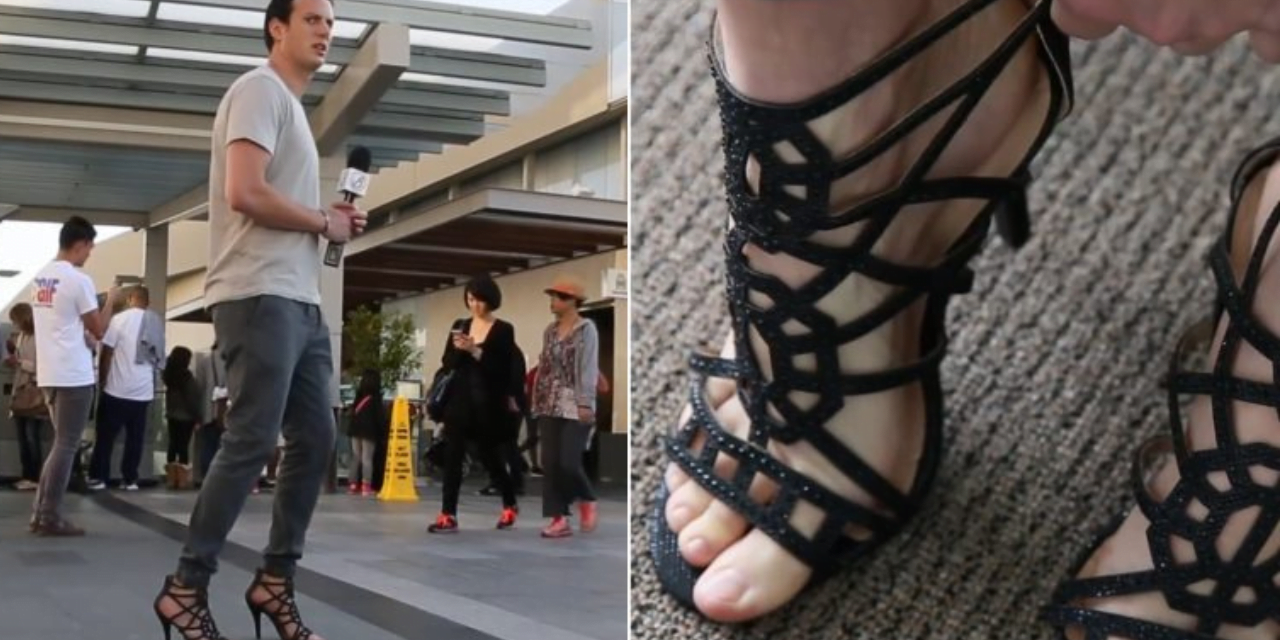 Guy Tries Wearing High Heels for a Day to Prove Women Are Whiners, Fails Misearbly