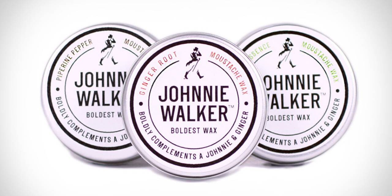 Johnnie Walker Launches Mustache Wax That Makes Whisky Drink Taste Better