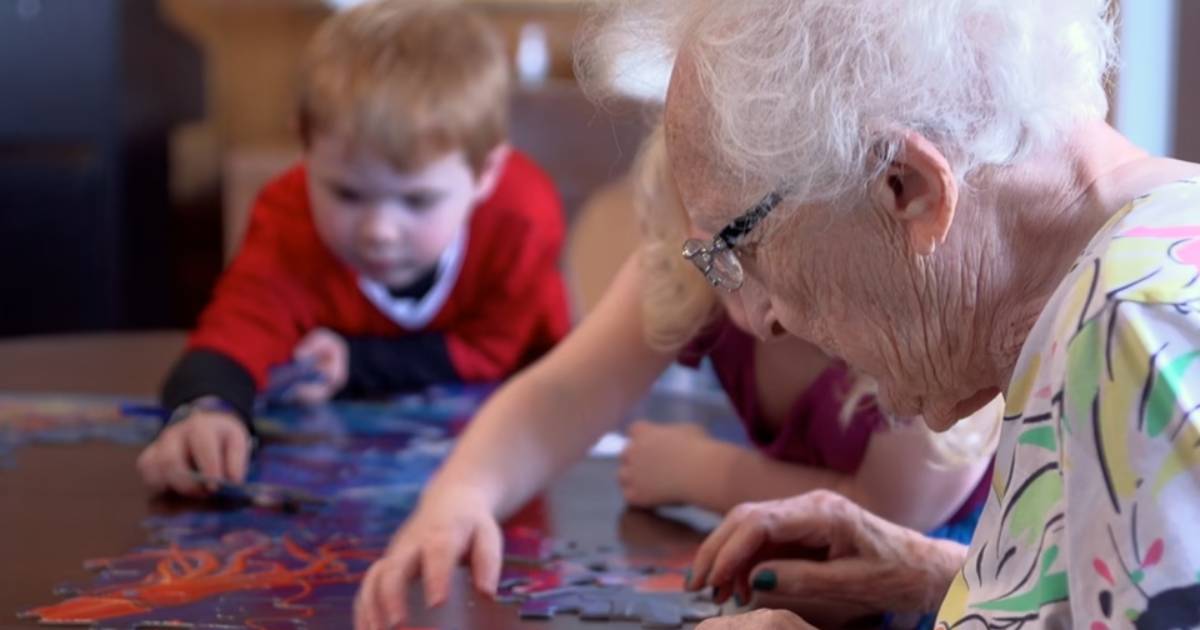 This Amazing Seattle Preschool Also Doubles as an Elderly Nursing Home