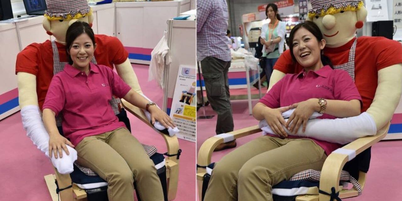 Japanese Company Creates Creepy Hugging Chair for the Lonely