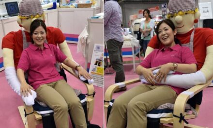 Japanese Company Creates Creepy Hugging Chair for the Lonely