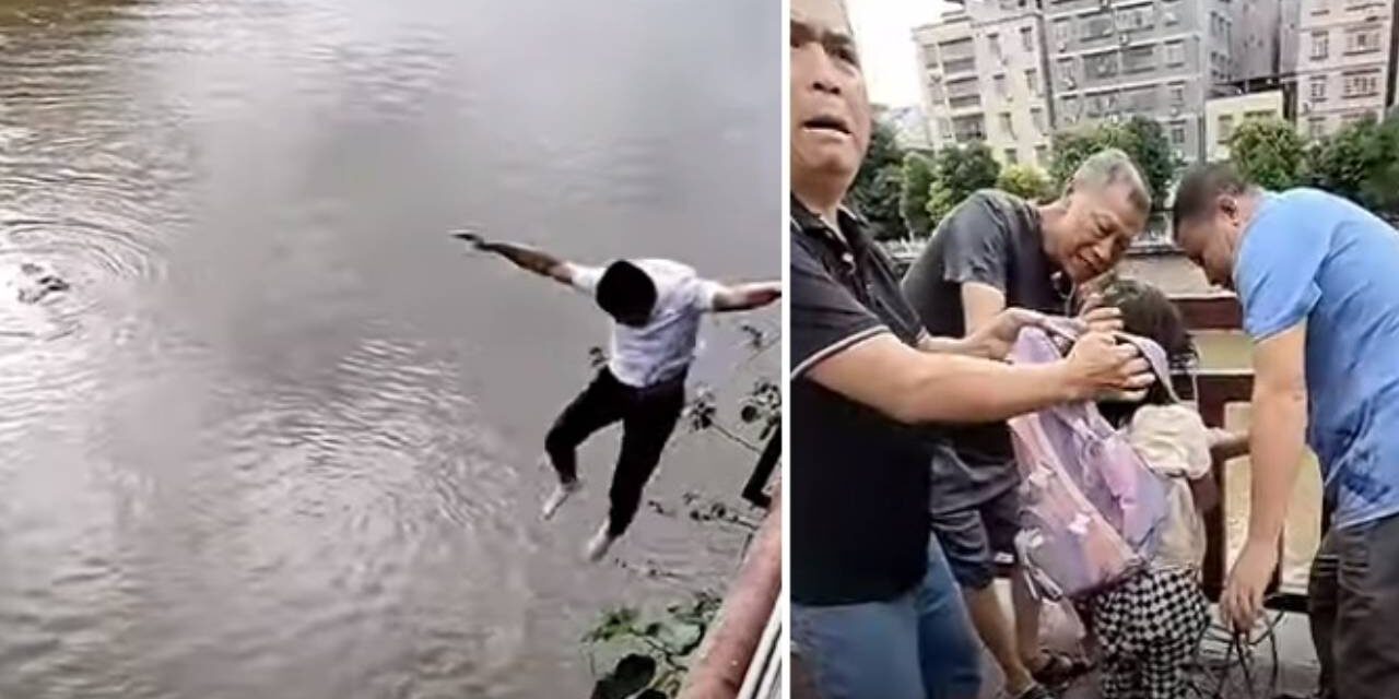 Guy’s Girlfriend and Ex-Girlfriend Jump into a River to See Which One He Would Save