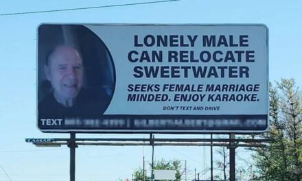 I pay $400 a week to advertise myself on a billboard to find a girlfriend