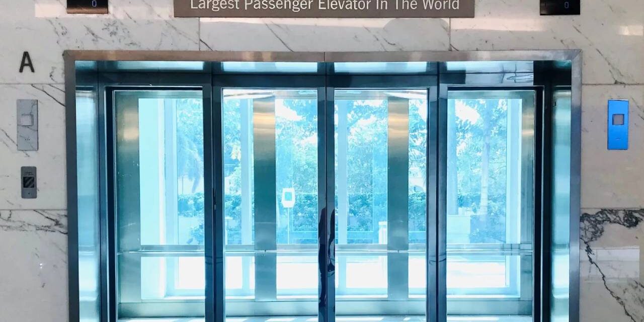 World’s Largest Passenger Elevator Can Carry Up to 235 People at a Time