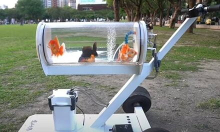 Behold the Aquatic Perambulator – A Device That Lets You Take Your Fish for a Walk