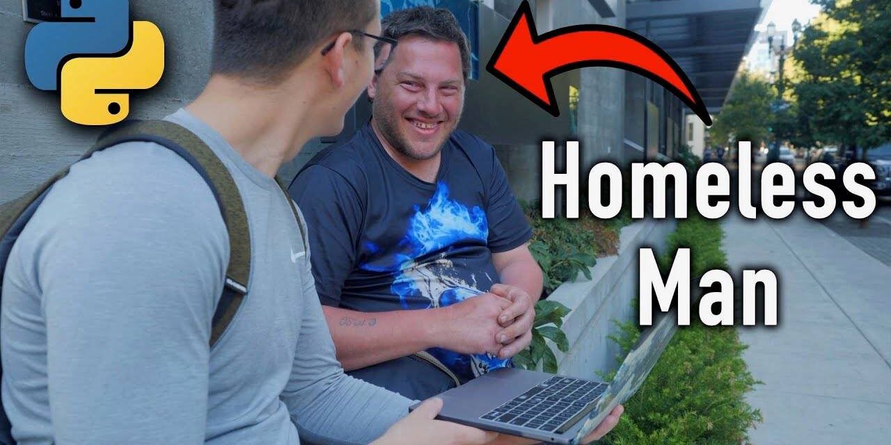 Software Developer Teaches Homeless Man How to Code and Build an App