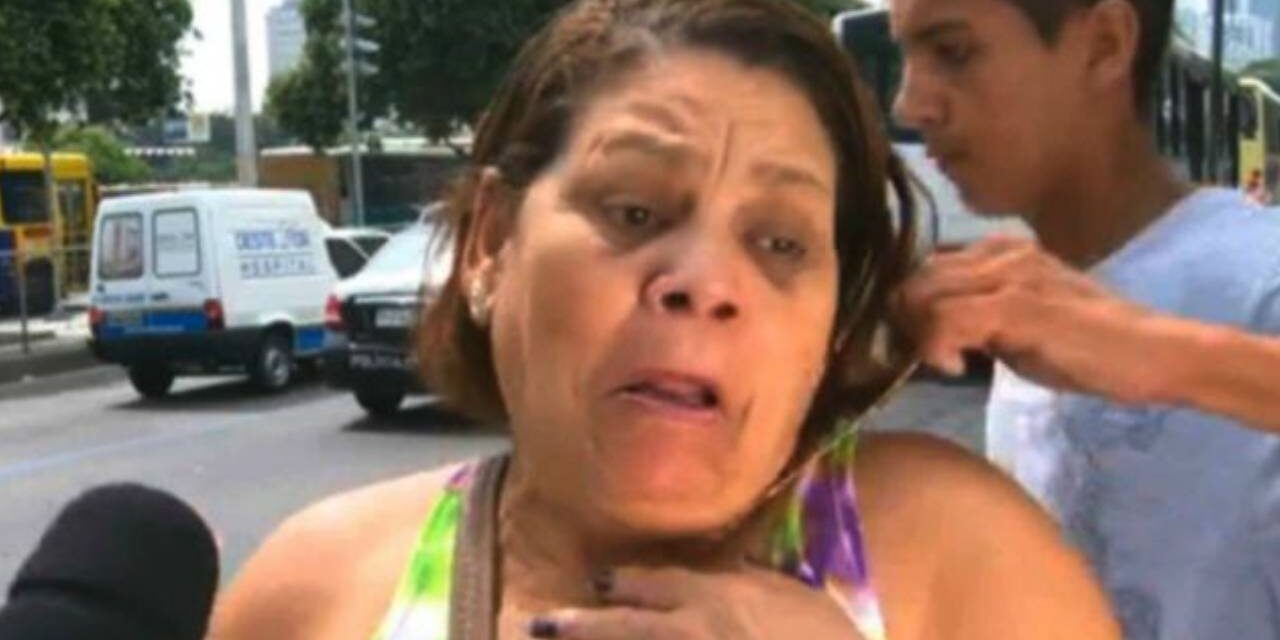 Brazilian Woman Gets Mugged While Giving Interview About Rising Crime Rate