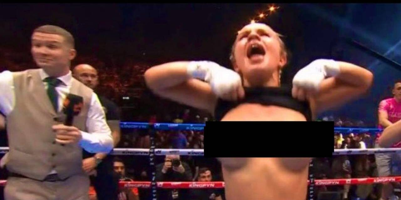 Daniella Hemsley hits back at Eddie Hearn criticism after flashing boobs celebrating win