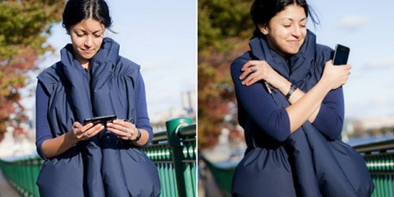 High-Tech Jacket Gives You a Hug Every Time Someone Likes You on Facebook