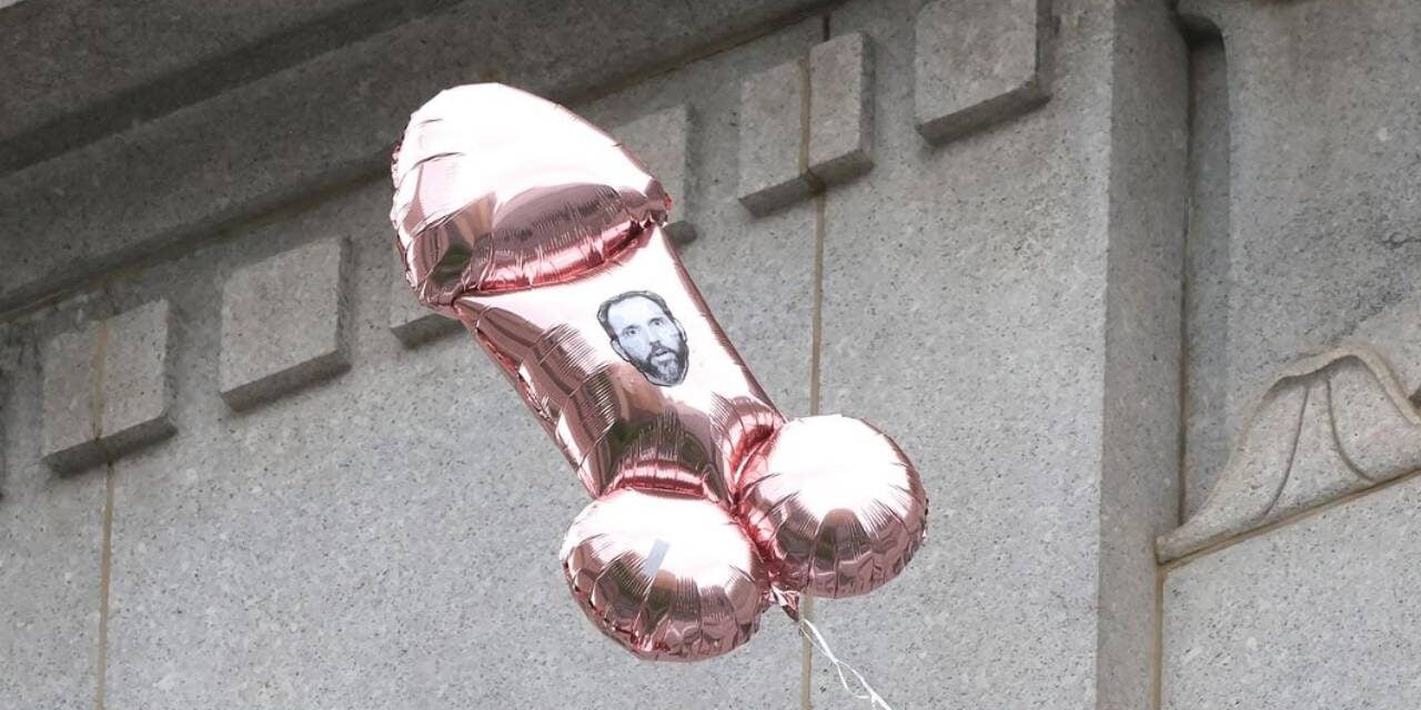 Watch Pink Penis Balloons Fly At Trump Trial And Learn The Surprising Reason Why