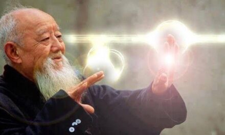 Old Chinese Man Moves Objects with Qi (Chi) Energy