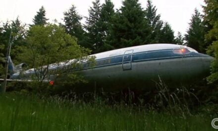 Man Turns 727 Passenger Plane into His Woodland Dream Home