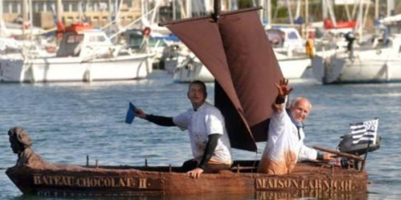 French Chocolatier Organizes Chocolate Boat Regatta