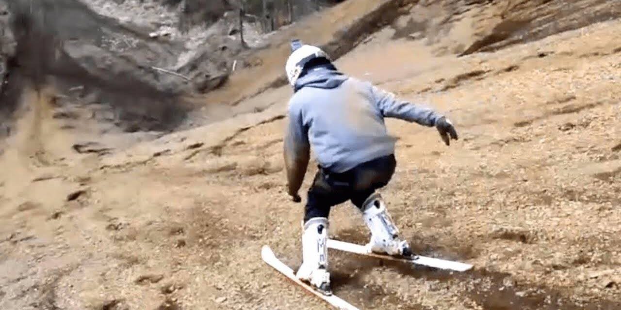 No Snow? No Problem, We’ll Just Ski on Rocks