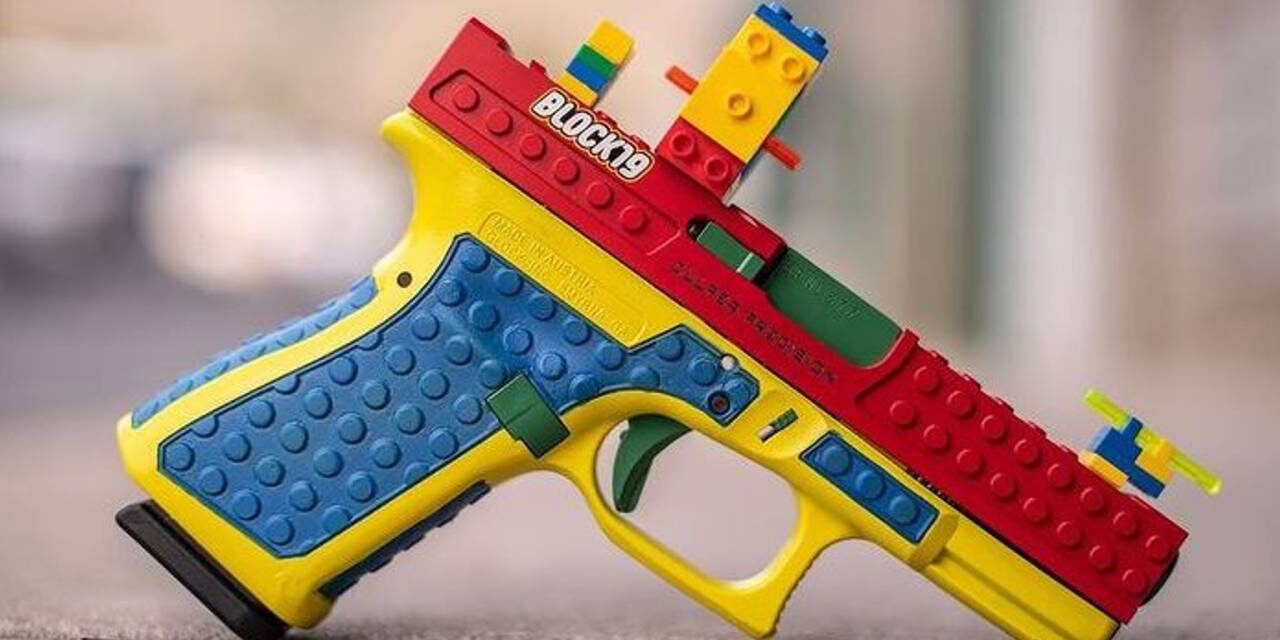 Outrage as ‘Block 19’ handgun is customised to look like Lego toy – with critics branding it ‘an abomination’