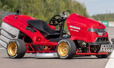 Lean, mean, grass-cutting machine: Honda breaks record for fastest lawnmower acceleration