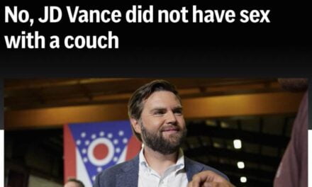 AP Declares That ‘JD Vance Did Not Have Sex With A Couch’ In Fact Check