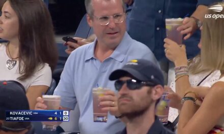 US open fan goes viral for painfully awkward moment with woman during match