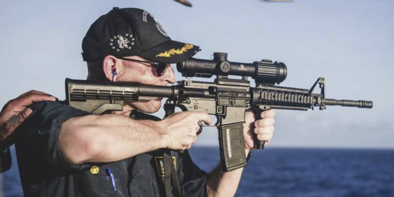 Commander of Navy warship relieved of duty months after backward rifle scope photo flap