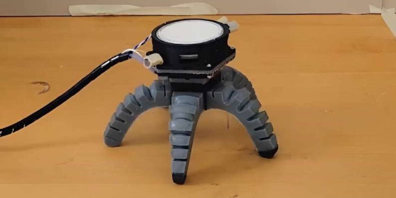 SCIENTISTS GREW A MUSHROOM INTO THIS ROBOT TO ACT AS ITS BRAIN