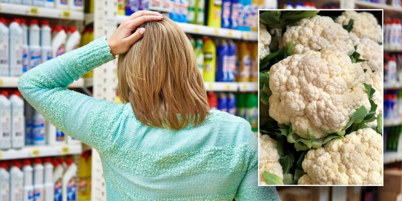 Woman ‘still suffering’ after being knocked out by a cauliflower while grocery shopping