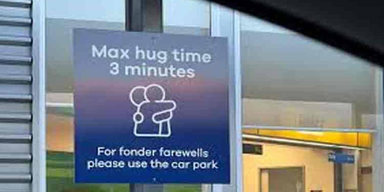 New Zealand airport limits drop-off hugs to three minutes