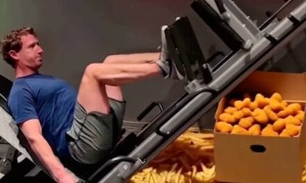 Mark Zuckerberg Shows Off Bizarre Video of Himself Leg Pressing Chicken Nuggets