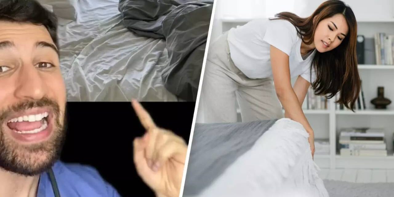 Doctor urges people to stop making their beds first thing in the morning