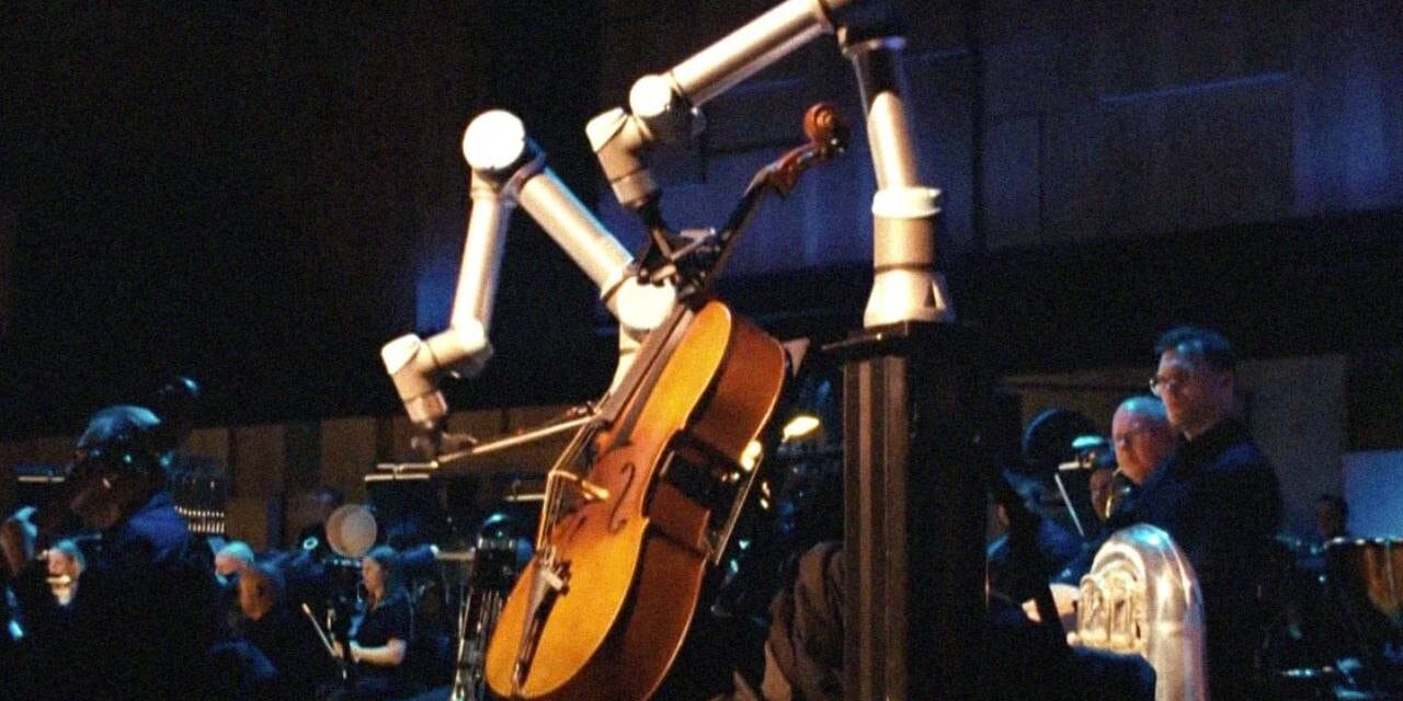 Robot Plays Cello With Live Orchestra