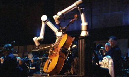 Robot Plays Cello With Live Orchestra