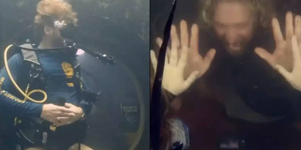 Man who decided to live underwater for 100 days reveals the shocking impact it had on his body