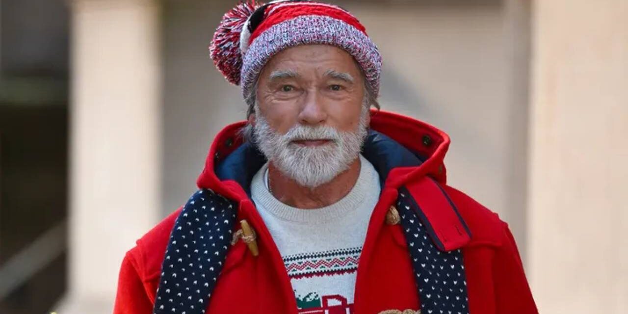 Arnold Schwarzenegger transforms into Santa for 1st movie in 5 years