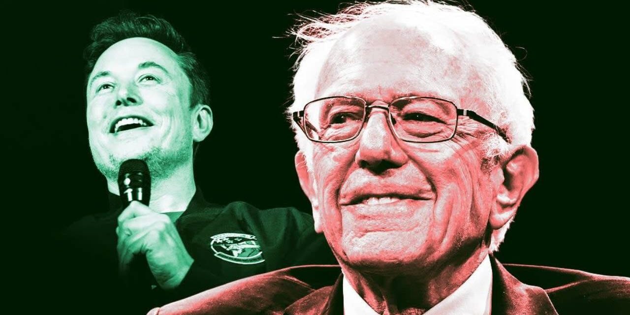 Bernie Sanders Offers Support for Elon Musk’s Plans to Cut Pentagon Spending