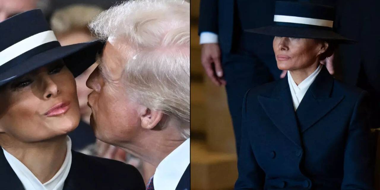 Theories emerge over why Melania Trump wore iconic hat at husband’s inauguration