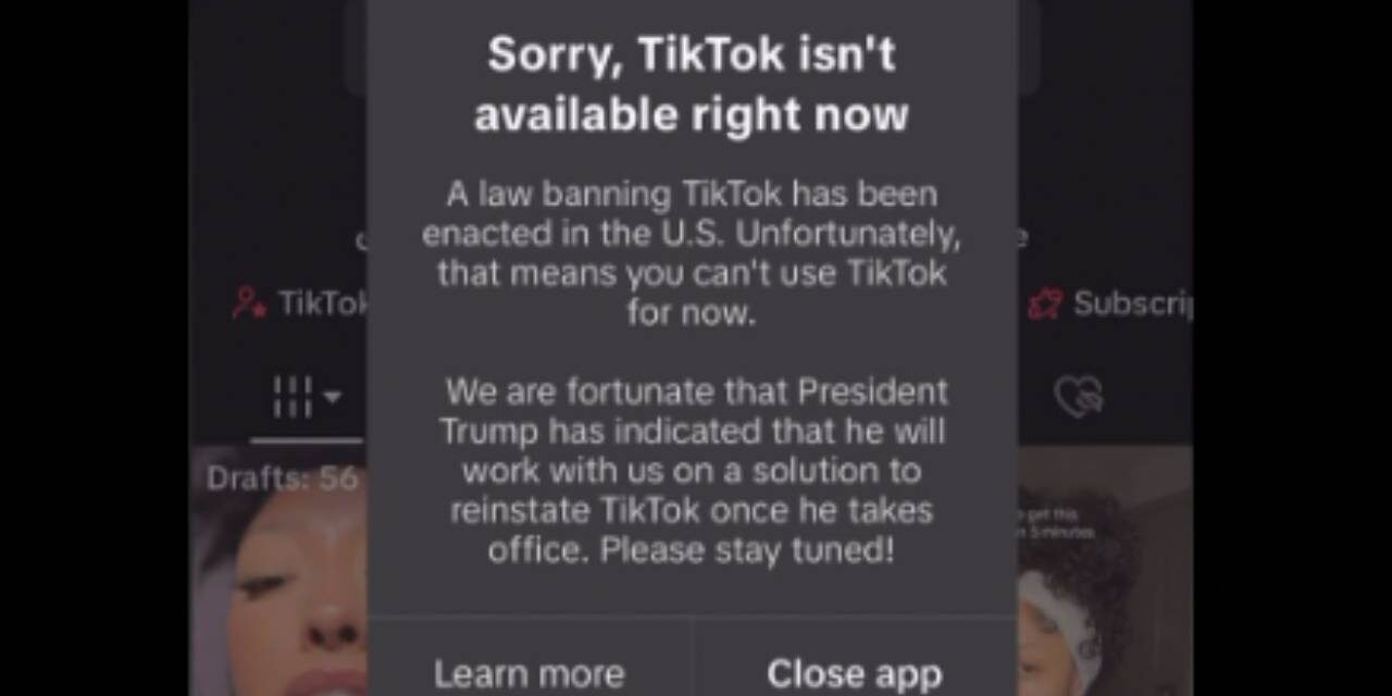 ‘How is this fair?’ TikTok users go into meltdown as app goes offline in the US