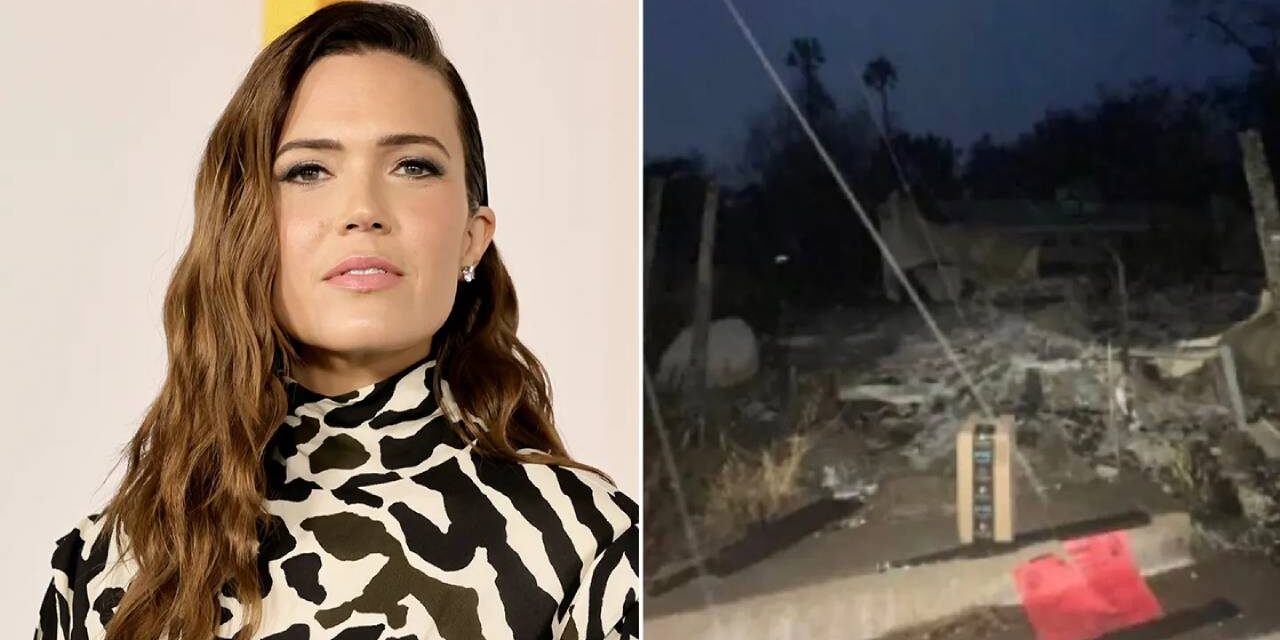 Mandy Moore calls out Amazon after package was delivered to home destroyed in LA fires