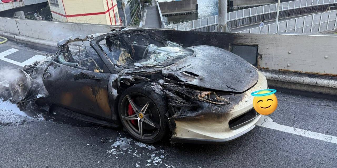 Man Buys Dream Ferrari After Saving Up for 10 Years, It Burns Down in an Hour