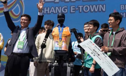 China pits humanoid robots against humans in half-marathon for first time