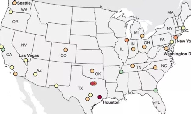 Map Reveals All Major US Cities Are Sinking