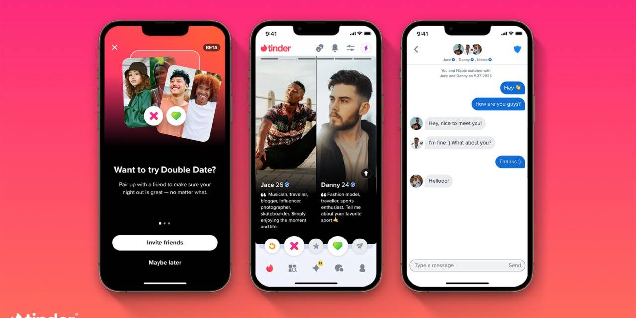 Tinder launches new feature to go on double dates with your best mate – and it’s already boosting match rates