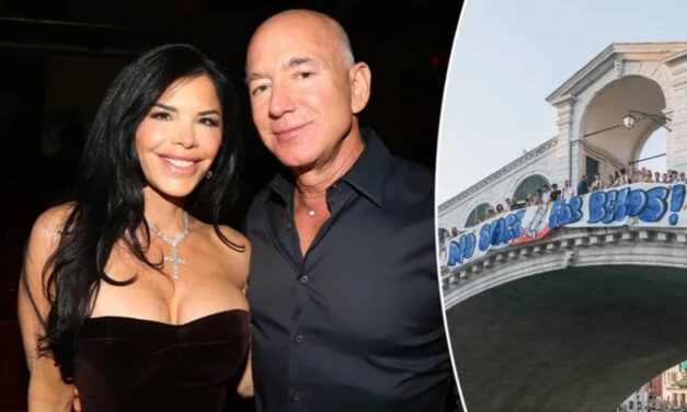Lauren Sanchez, Jeff Bezos face local resistance as Venice citizens protest wedding plans