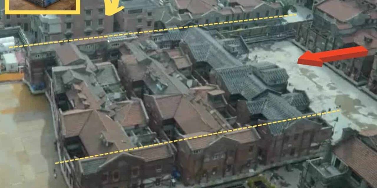 Chinese City Moves Entire Historic Neighborhood Using Hundreds of Hydraulic Legs