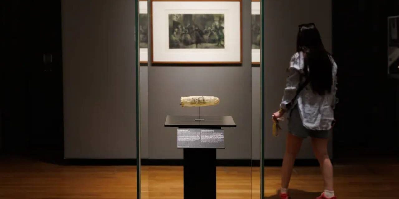 200-year-old condom decorated with erotic art goes on display in Amsterdam’s Rijksmuseum