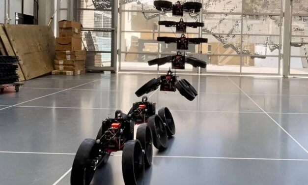 Morphing Drone Can Seamlessy Switch Between Flying and Driving Mode