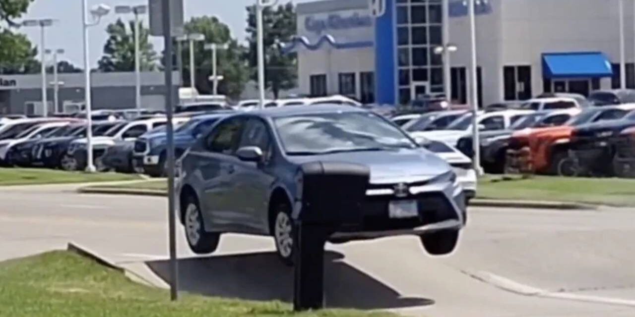 Watch As Extreme Heat Buckles A Missouri Road, Sending A Toyota Corolla Flying