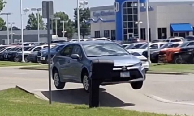 Watch As Extreme Heat Buckles A Missouri Road, Sending A Toyota Corolla Flying