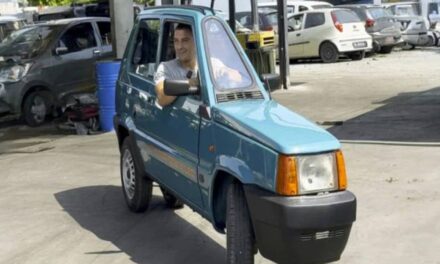 Italian Mechanic Turns Old Fiat into the World’s Narrowest Drivable Car