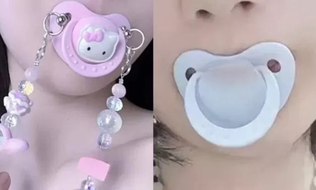 Chinese Youths Fight Stress with Adult Pacifiers